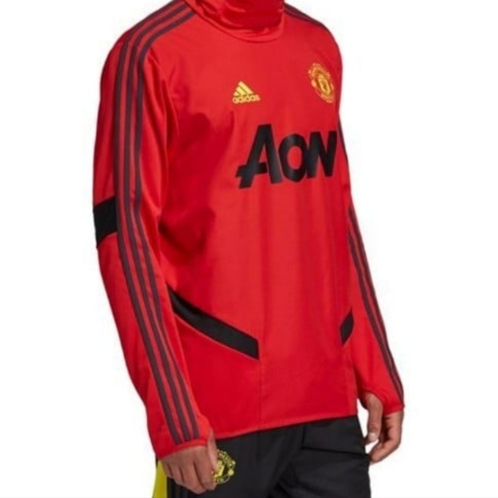 Adidas Red Manchester United Sweatshirt